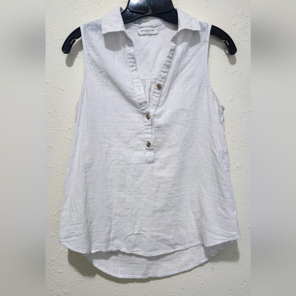💲3️⃣No Size Tag Beach Wear Tank Top Size Medium